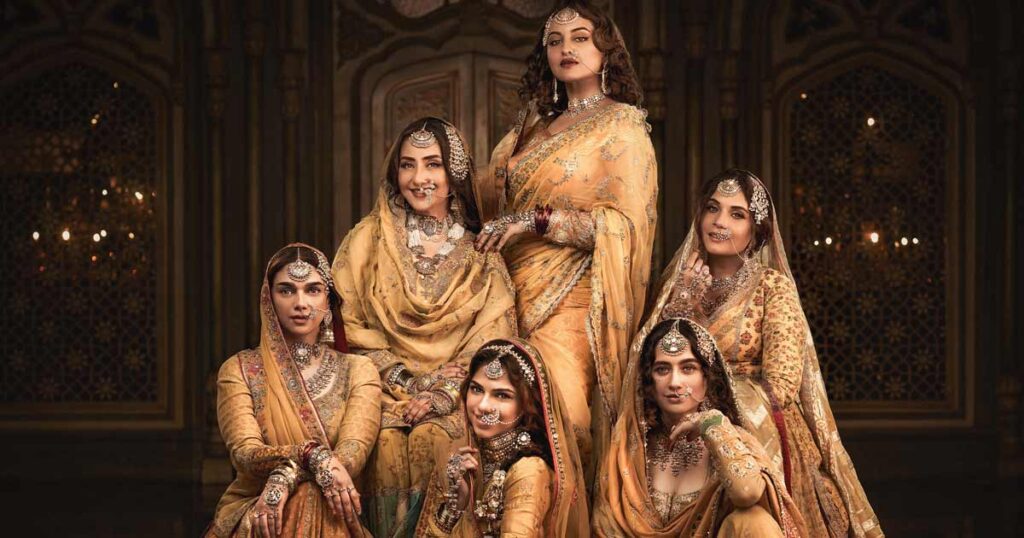 The cast of Sanjay Leela Bhansali's Heeramandi in it's first poster.