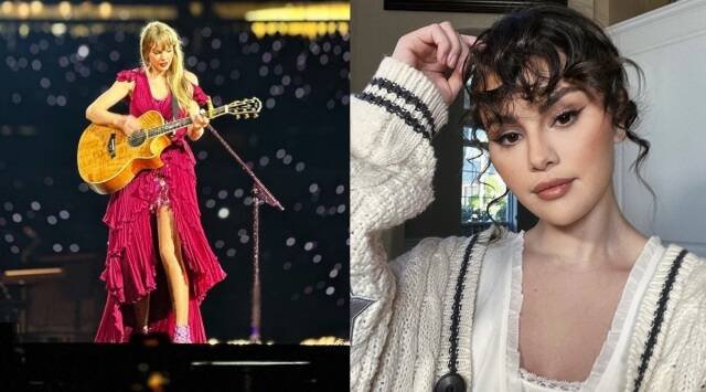 When Taylor Swift's Eras tour get underway, Selena Gomez steals the show. 1 Taylor Swift and Selena Gomez