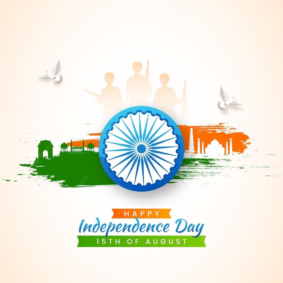 Happy Independence Day in 2023! Share these greetings, quotes, posters, and WhatsApp statuses with your family and friends on August 15. 2 20230814122650 fpdl.in happy independence day concept with ashoka wheel 1302 26757 large