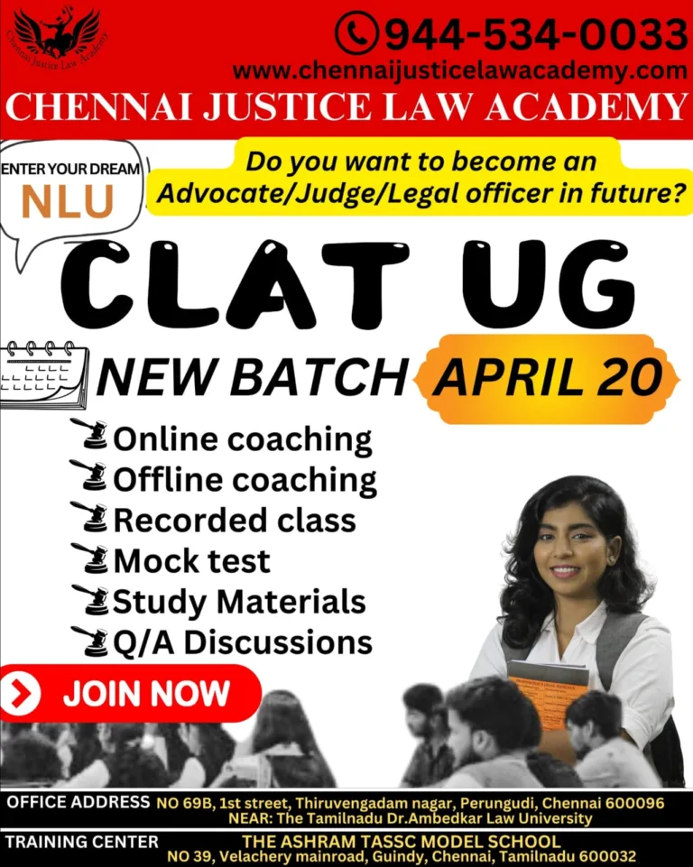Chennai Justice Law Academy