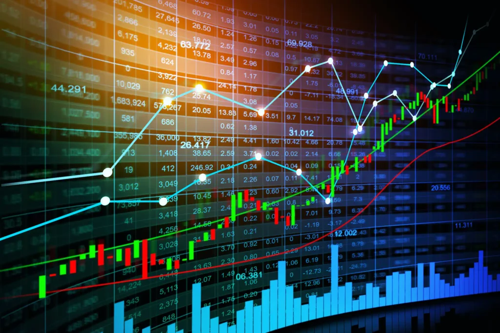 stock market forex trading graph