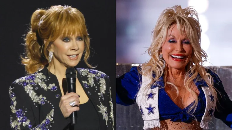 Reba McEntire's Pure Locks Collide With Obvious Faux 'Do At Opry 100. 2 Reba McEntire