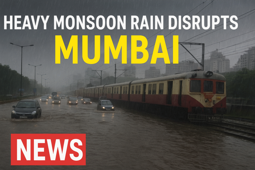 Heavy Monsoon Rain Disrupts Mumbai