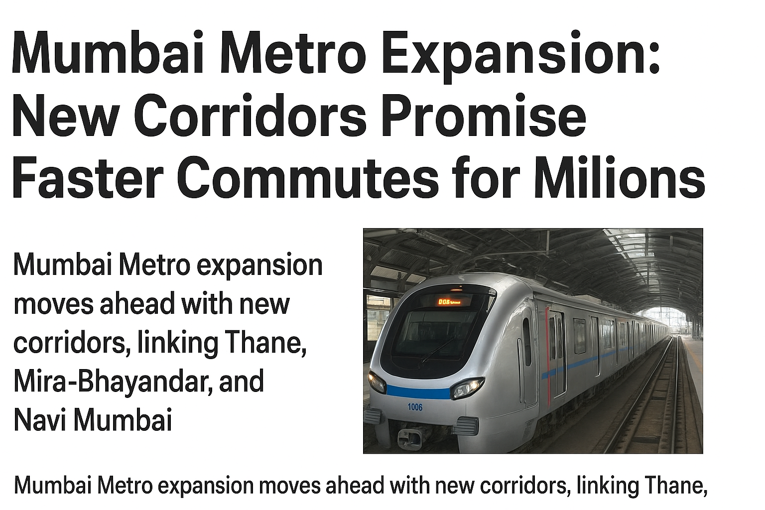 Mumbai Metro Expansion