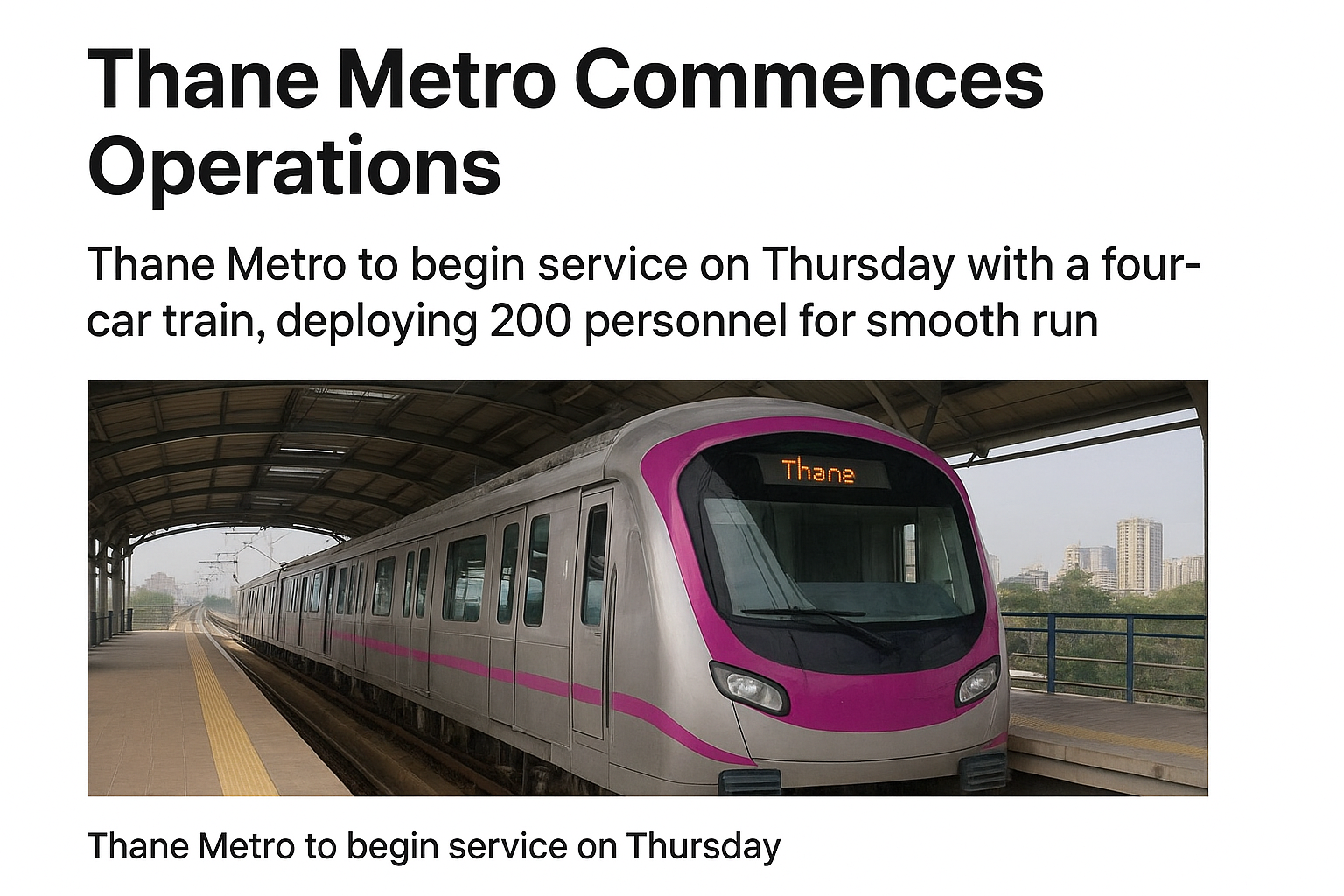 Thane Metro