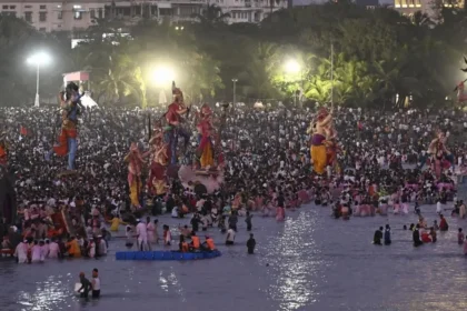 Lalbaugcha Raja Visarjan 2025