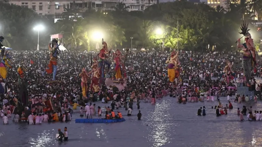 Lalbaugcha Raja Visarjan 2025