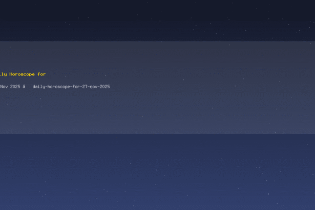Daily Horoscope for 27 Nov 2025 — daily-horoscope-for-27-nov-2025