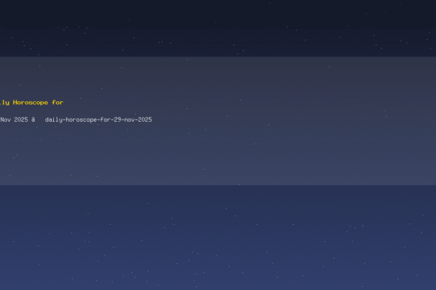 Daily Horoscope for 29 Nov 2025 — daily-horoscope-for-29-nov-2025