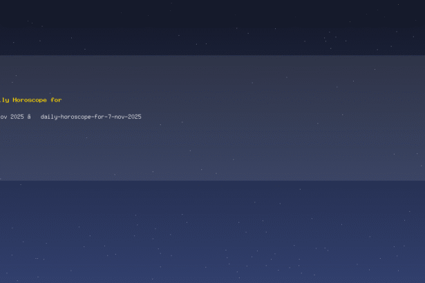 Daily Horoscope for 7 Nov 2025 — daily-horoscope-for-7-nov-2025