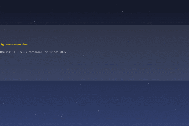 Daily Horoscope for 12 Dec 2025 — daily-horoscope-for-12-dec-2025