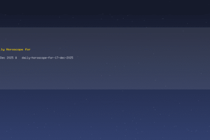 Daily Horoscope for 17 Dec 2025 — daily-horoscope-for-17-dec-2025