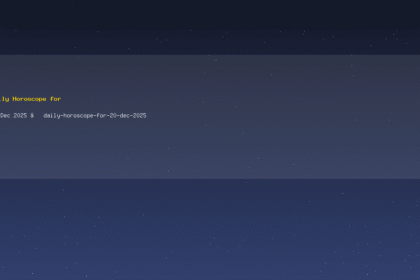 Daily Horoscope for 20 Dec 2025 — daily-horoscope-for-20-dec-2025