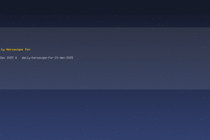 Daily Horoscope for 21 Dec 2025 — daily-horoscope-for-21-dec-2025