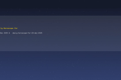 Daily Horoscope for 23 Dec 2025 — daily-horoscope-for-23-dec-2025