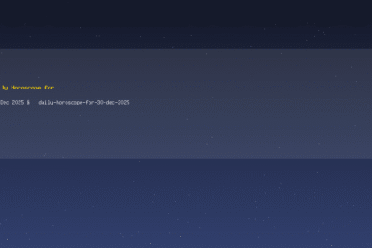 Daily Horoscope for 30 Dec 2025 — daily-horoscope-for-30-dec-2025