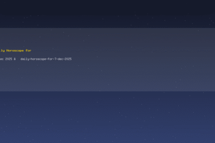 Daily Horoscope for 7 Dec 2025 — daily-horoscope-for-7-dec-2025