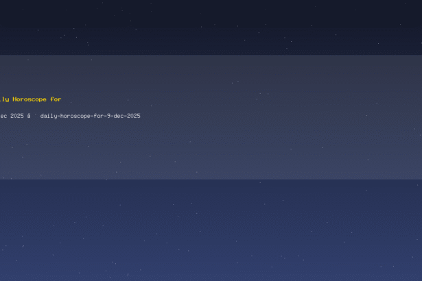 Daily Horoscope for 9 Dec 2025 — daily-horoscope-for-9-dec-2025