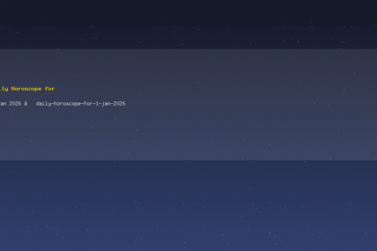 Daily Horoscope for 1 Jan 2026 — daily-horoscope-for-1-jan-2026