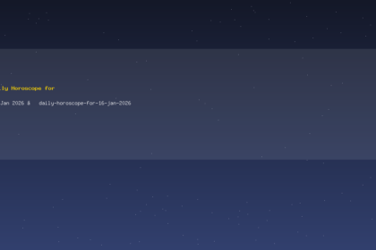 Daily Horoscope for 16 Jan 2026 — daily-horoscope-for-16-jan-2026