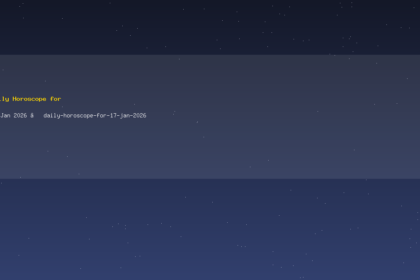 Daily Horoscope for 17 Jan 2026 — daily-horoscope-for-17-jan-2026