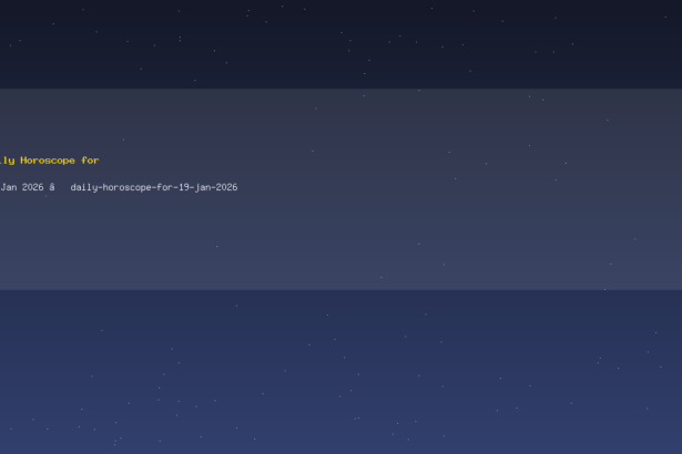 Daily Horoscope for 19 Jan 2026 — daily-horoscope-for-19-jan-2026