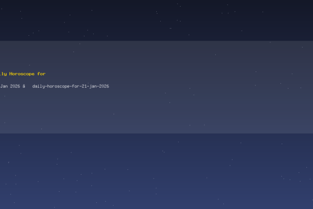 Daily Horoscope for 21 Jan 2026 — daily-horoscope-for-21-jan-2026