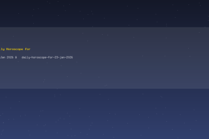 Daily Horoscope for 23 Jan 2026 — daily-horoscope-for-23-jan-2026