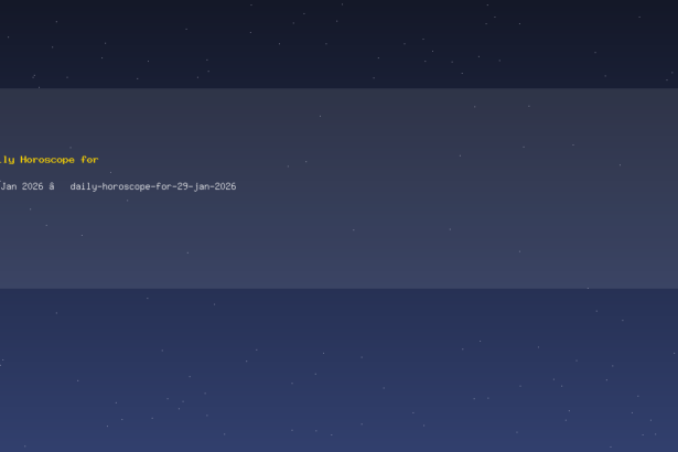 Daily Horoscope for 29 Jan 2026 — daily-horoscope-for-29-jan-2026