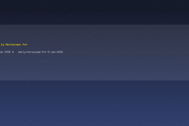 Daily Horoscope for 5 Jan 2026 — daily-horoscope-for-5-jan-2026