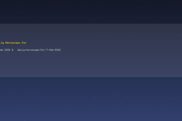 Daily Horoscope for 7 Feb 2026 — daily-horoscope-for-7-feb-2026