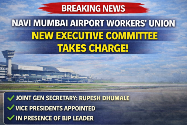 Navi Mumbai Airport workers