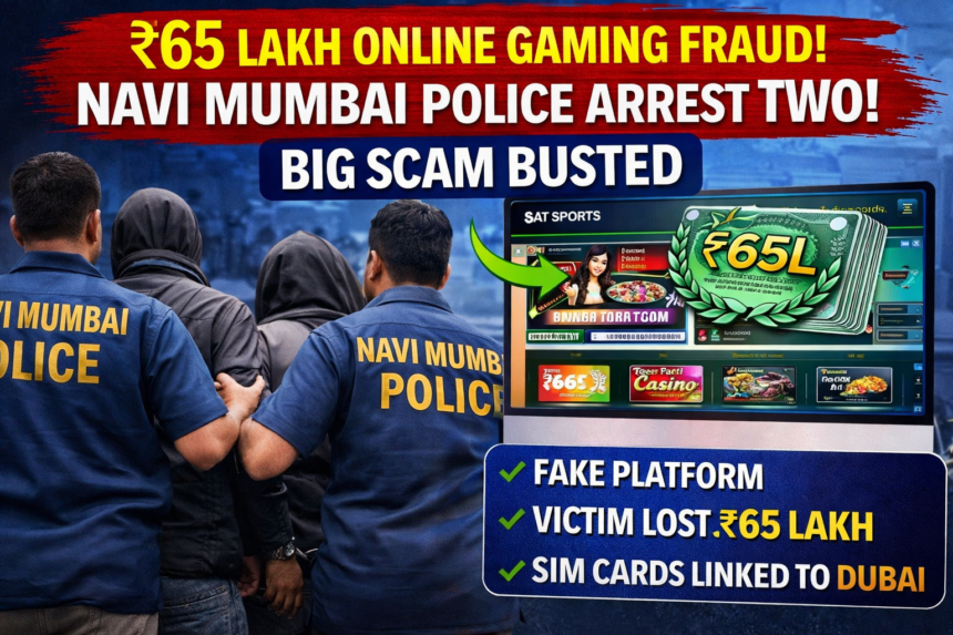 Navi Mumbai Police Bust ₹65 Lakh Online Gaming Fraud