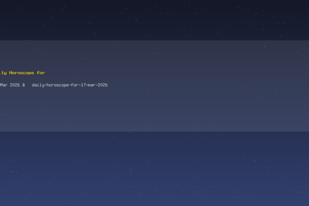 Daily Horoscope for 17 Mar 2026 — daily-horoscope-for-17-mar-2026