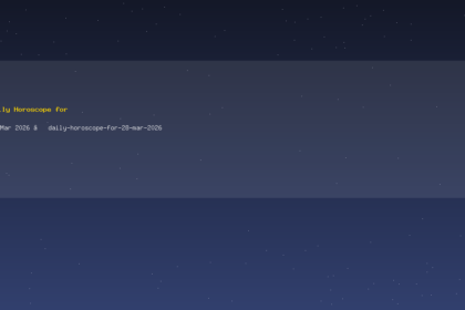 Daily Horoscope for 28 Mar 2026 — daily-horoscope-for-28-mar-2026