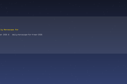 Daily Horoscope for 4 Mar 2026 — daily-horoscope-for-4-mar-2026