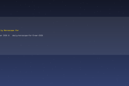 Daily Horoscope for 5 Mar 2026 — daily-horoscope-for-5-mar-2026