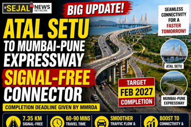 Atal Setu to Mumbai-Pune Expressway Signal-Free Connector Completion Target 2027