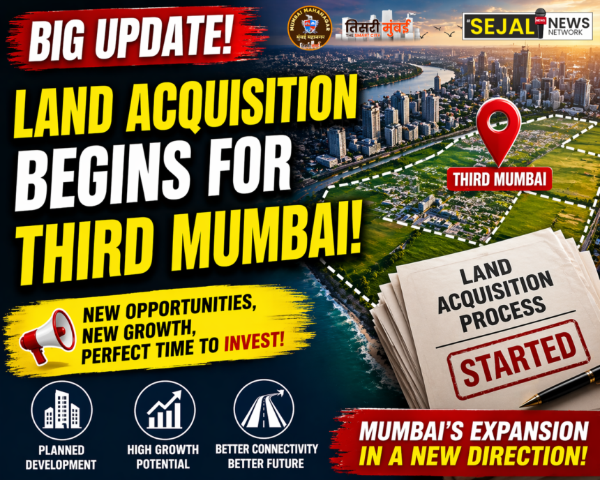 Land Acquisition Begins for Third Mumbai