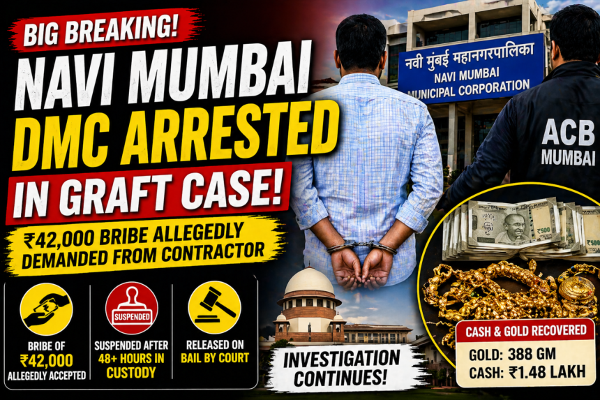Navi Mumbai DMC Arrested in Graft Case