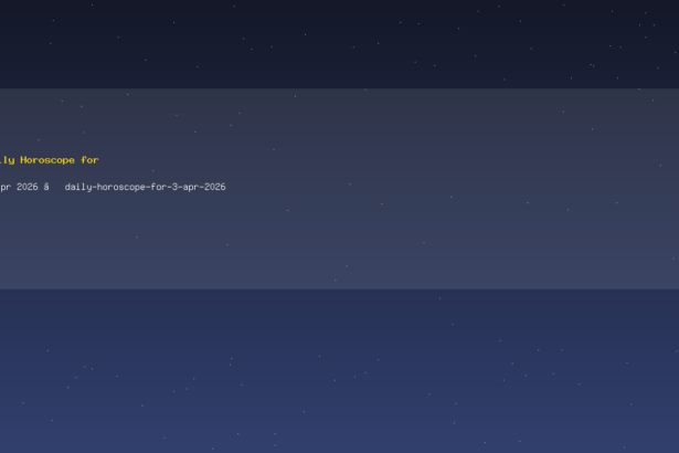 Daily Horoscope for 3 Apr 2026 — daily-horoscope-for-3-apr-2026