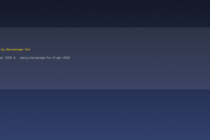Daily Horoscope for 5 Apr 2026 — daily-horoscope-for-5-apr-2026