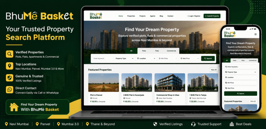 BhuMe Basket Property Listing Platform in Navi Mumbai
