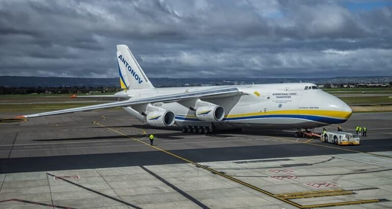 Antonov An-124 Ruslan Lands at Navi Mumbai International Airport