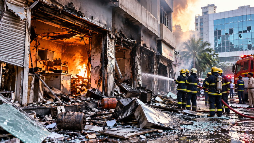 Navi Mumbai Sanpada Cylinder Blast