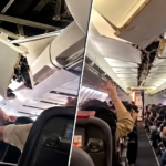 Sepehran Airlines Boeing 737 Ceiling Collapses During Emergency Landing in Iran