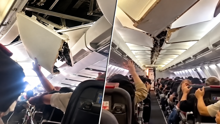 Sepehran Airlines Boeing 737 Ceiling Collapses During Emergency Landing in Iran